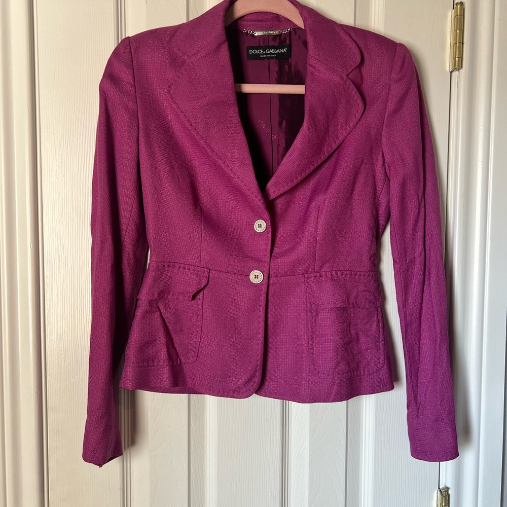 Dolce & Gabbana Skirt Suit - Magenta